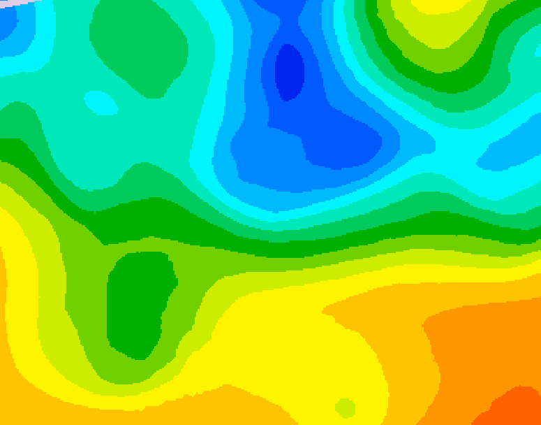 GDPS 500 millibar geopotential height 144 hour forecast chart for Canada based on 2025/05/08 0000Z data
