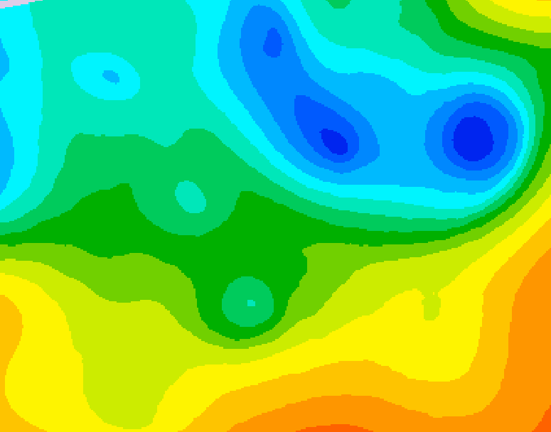 GDPS 500 millibar geopotential height 204 hour forecast chart for Canada based on 2025/05/08 0000Z data