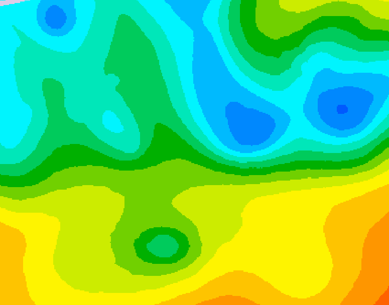 GDPS 500 millibar geopotential height 168 hour forecast chart for Canada based on 2025/05/08 1200Z data