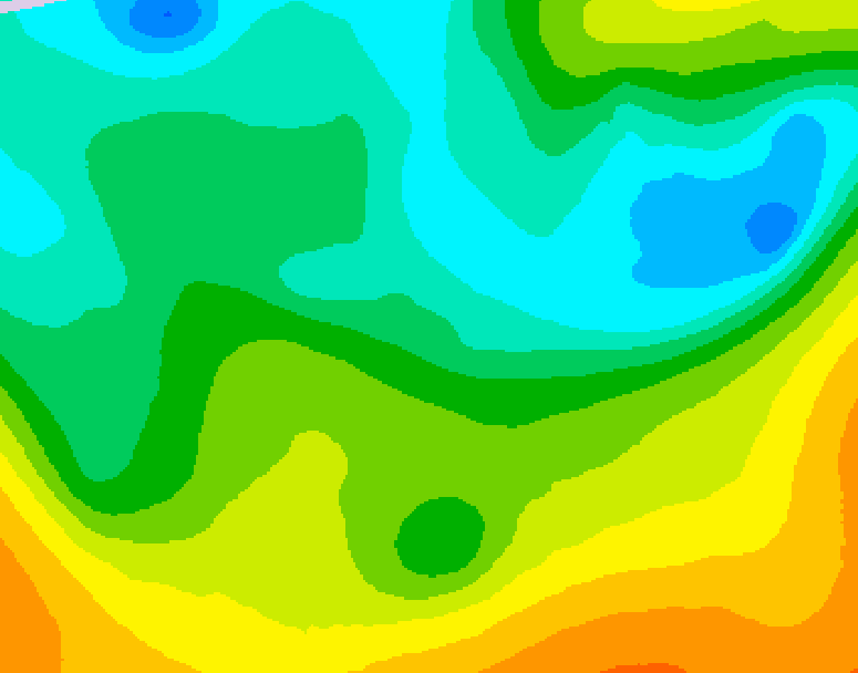 GDPS 500 millibar geopotential height 204 hour forecast chart for Canada based on 2025/05/08 1200Z data