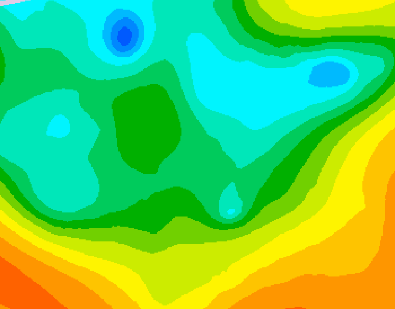GDPS 500 millibar geopotential height 234 hour forecast chart for Canada based on 2025/05/09 0000Z data