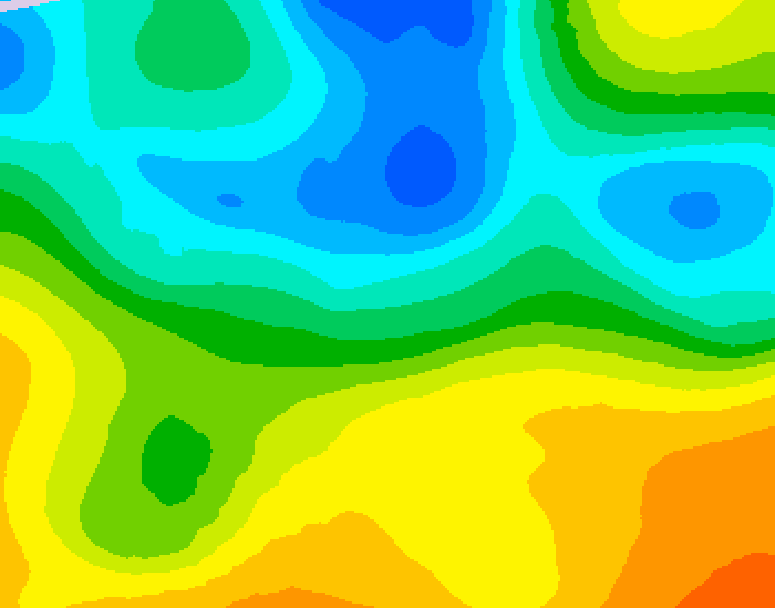 GDPS 500 millibar geopotential height 108 hour forecast chart for Canada based on 2025/05/09 1200Z data