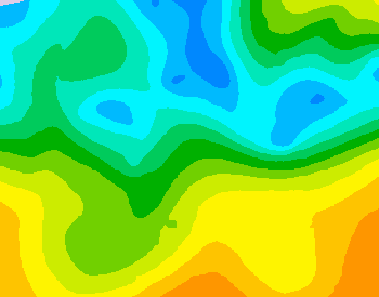 GDPS 500 millibar geopotential height 144 hour forecast chart for Canada based on 2025/05/09 1200Z data