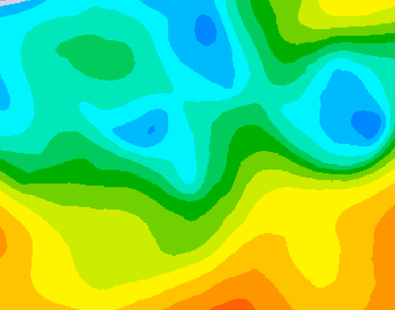 GDPS 500 millibar geopotential height 168 hour forecast chart for Canada based on 2025/05/09 1200Z data