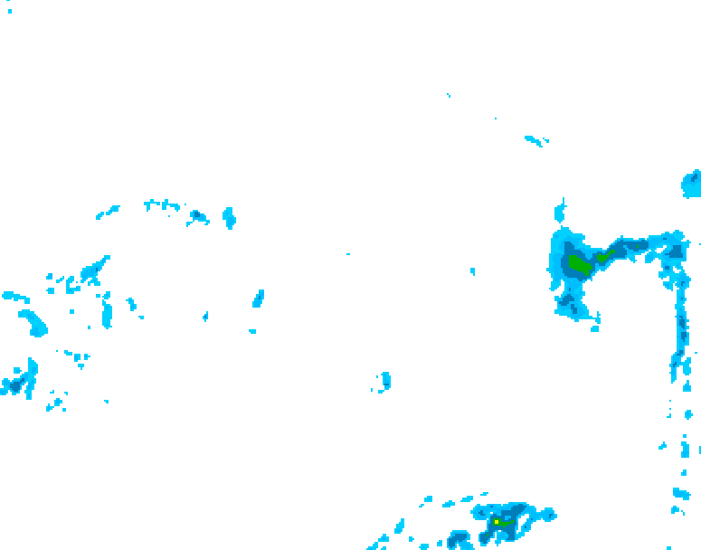 GDPS precipitation 060 hour forecast chart for Canada based on 2025/05/09 0000Z data