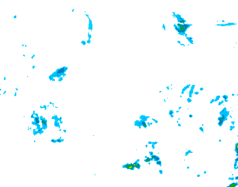 GDPS precipitation 234 hour forecast chart for Canada based on 2025/05/09 0000Z data