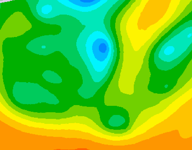 GDPS 500 millibar geopotential height 234 hour forecast chart for Canada based on 2025/05/10 0000Z data