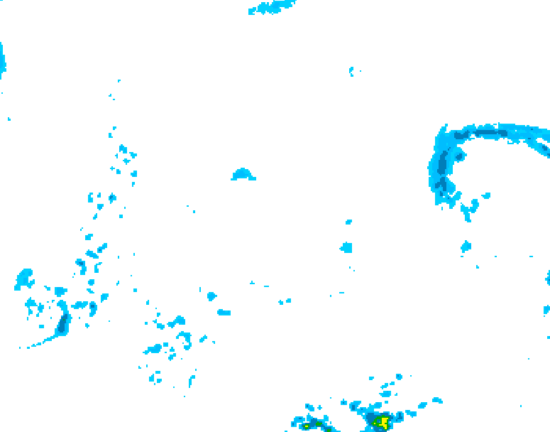GDPS precipitation 036 hour forecast chart for Canada based on 2025/05/10 1200Z data