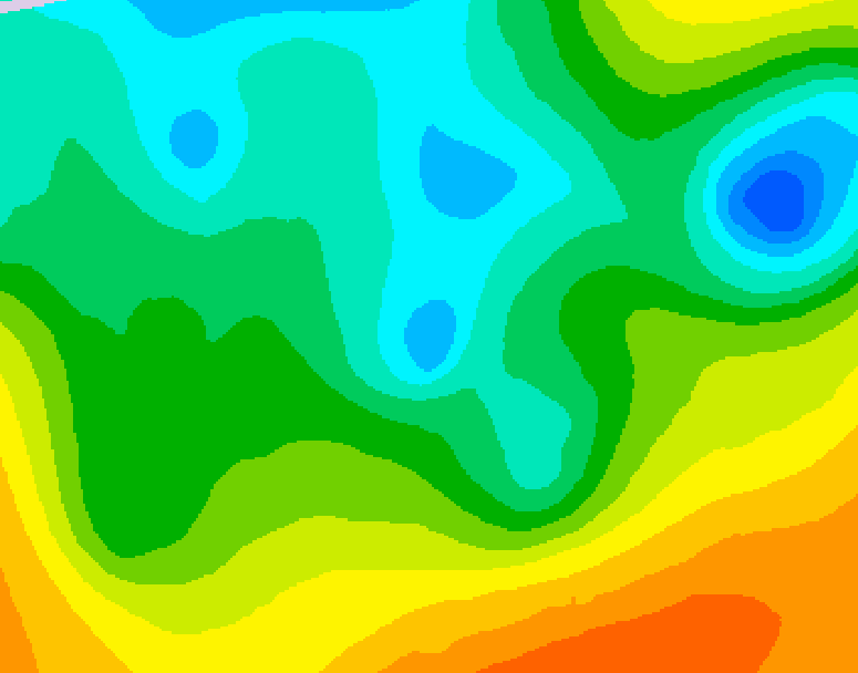 GDPS 500 millibar geopotential height 162 hour forecast chart for Canada based on 2025/05/11 0000Z data