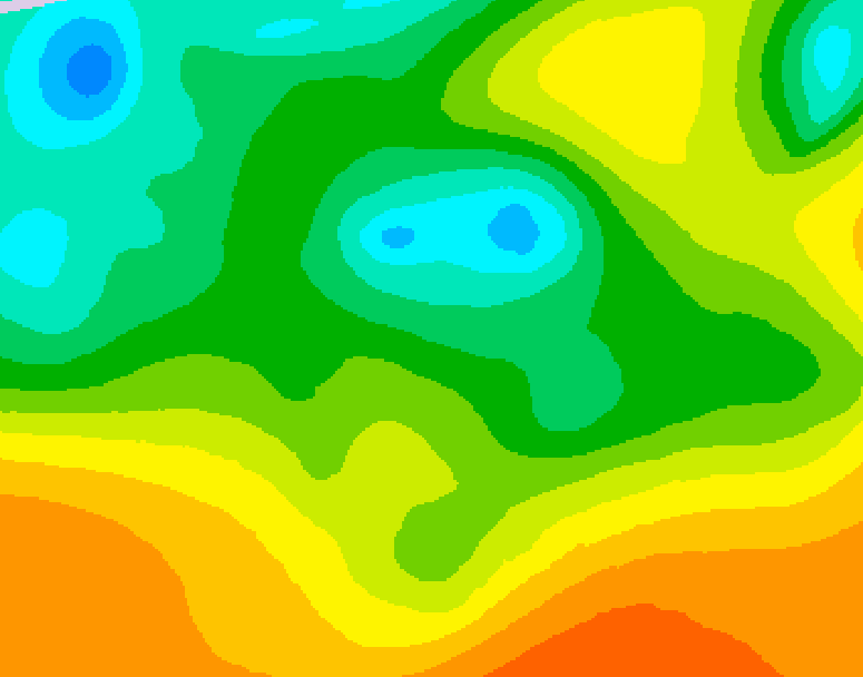 GDPS 500 millibar geopotential height 228 hour forecast chart for Canada based on 2025/05/12 1200Z data