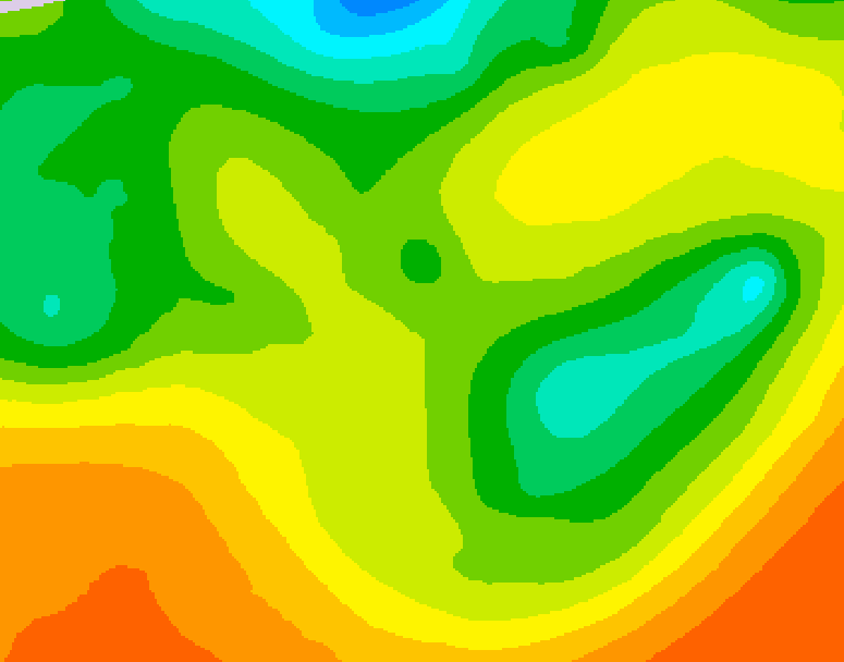 GDPS 500 millibar geopotential height 240 hour forecast chart for Canada based on 2025/05/13 0000Z data