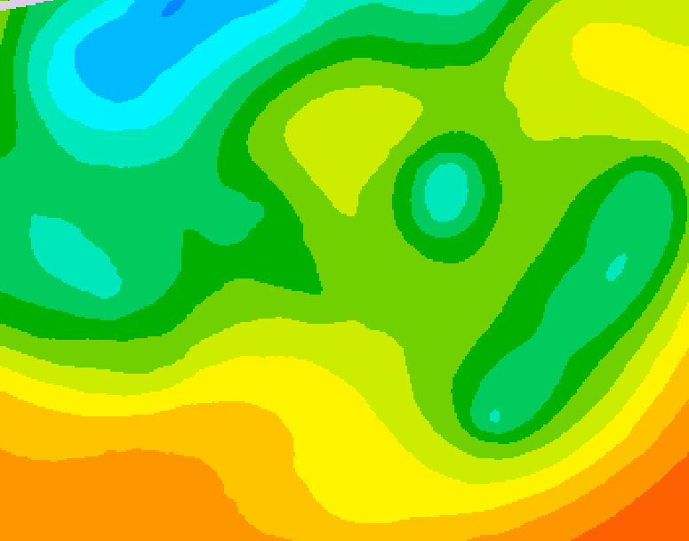 GDPS 500 millibar geopotential height 228 hour forecast chart for Canada based on 2025/05/13 1200Z data