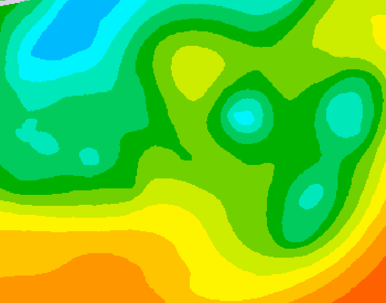 GDPS 500 millibar geopotential height 240 hour forecast chart for Canada based on 2025/05/13 1200Z data