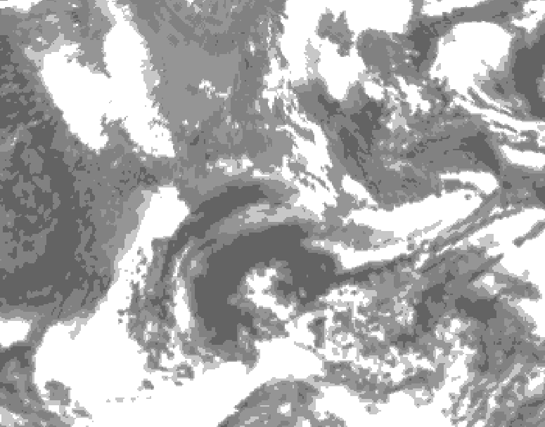 GDPS total cloud 066 hour forecast chart for Canada based on 2025/05/13 0000Z data