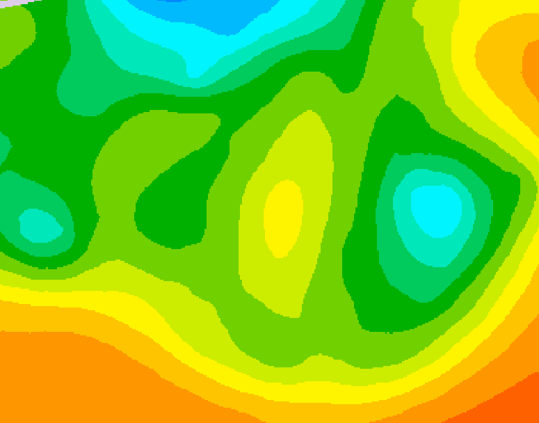 GDPS 500 millibar geopotential height 204 hour forecast chart for Canada based on 2025/05/14 0000Z data