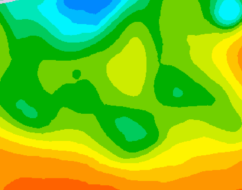GDPS 500 millibar geopotential height 204 hour forecast chart for Canada based on 2025/05/14 1200Z data