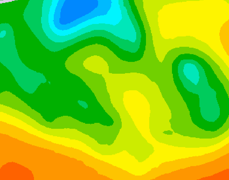 GDPS 500 millibar geopotential height 168 hour forecast chart for Canada based on 2025/05/15 0000Z data