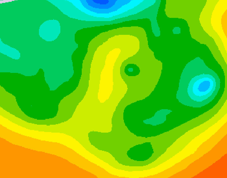 GDPS 500 millibar geopotential height 168 hour forecast chart for Canada based on 2025/05/15 1200Z data