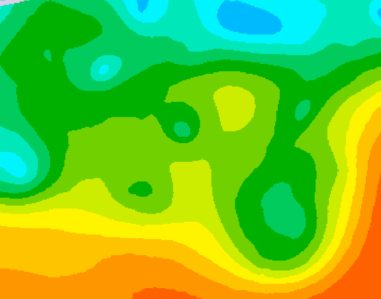 GDPS 500 millibar geopotential height 228 hour forecast chart for Canada based on 2025/05/15 1200Z data
