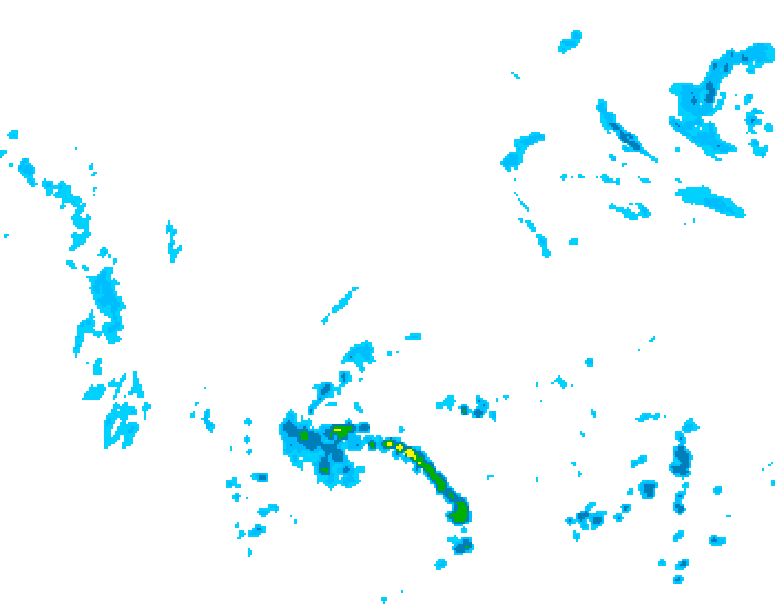 GDPS precipitation 024 hour forecast chart for Canada based on 2025/05/15 0000Z data