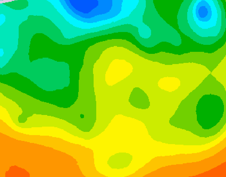 GDPS 500 millibar geopotential height 144 hour forecast chart for Canada based on 2025/05/16 0000Z data