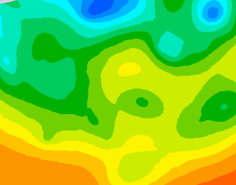 GDPS 500 millibar geopotential height 156 hour forecast chart for Canada based on 2025/05/16 0000Z data