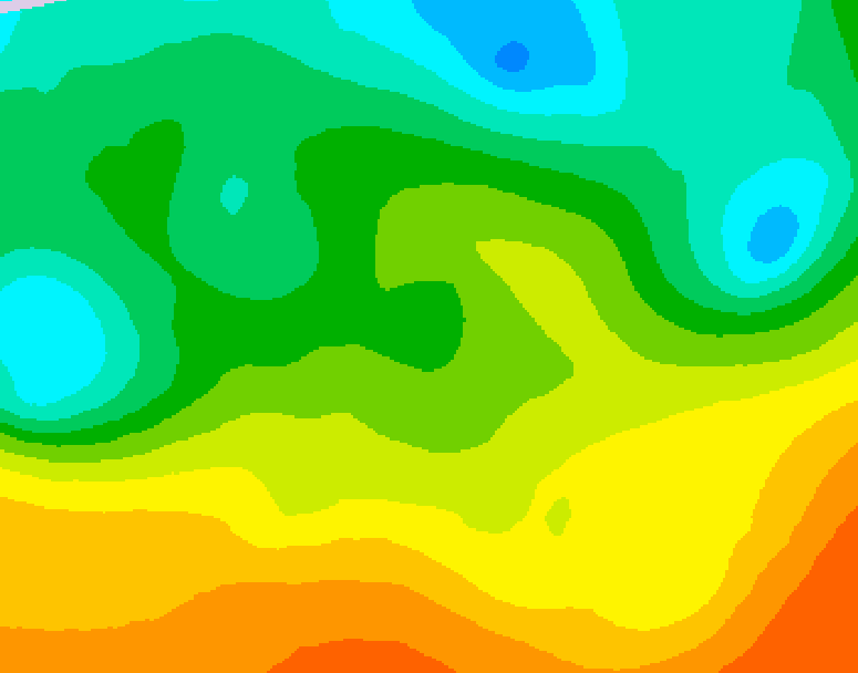 GDPS 500 millibar geopotential height 210 hour forecast chart for Canada based on 2025/05/16 0000Z data