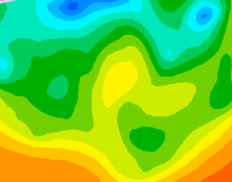 GDPS 500 millibar geopotential height 144 hour forecast chart for Canada based on 2025/05/16 1200Z data