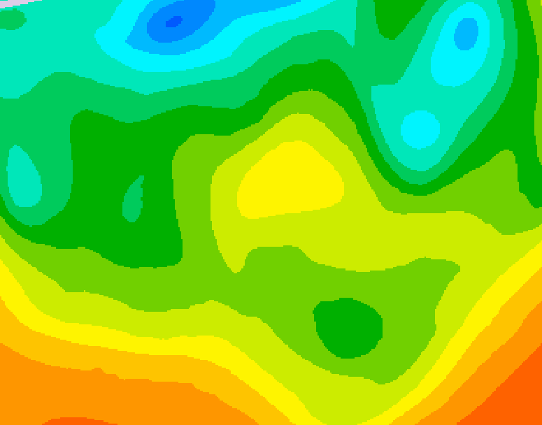 GDPS 500 millibar geopotential height 156 hour forecast chart for Canada based on 2025/05/16 1200Z data