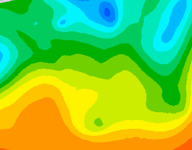 GDPS 500 millibar geopotential height 228 hour forecast chart for Canada based on 2025/05/16 1200Z data