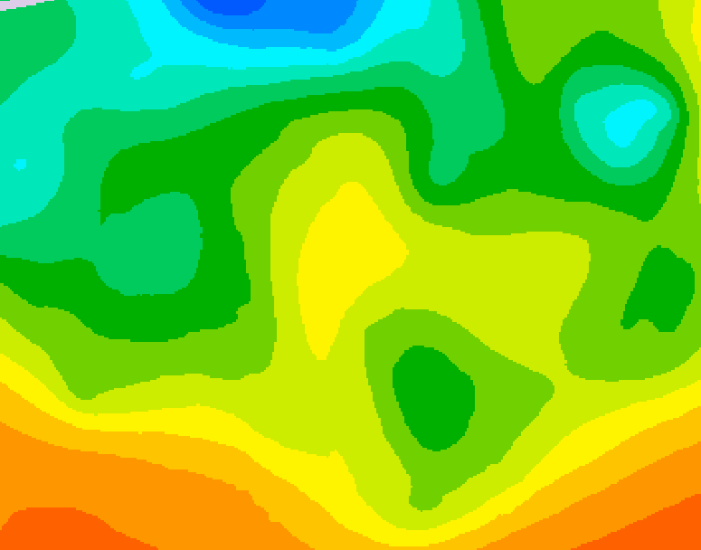 GDPS 500 millibar geopotential height 120 hour forecast chart for Canada based on 2025/05/17 0000Z data