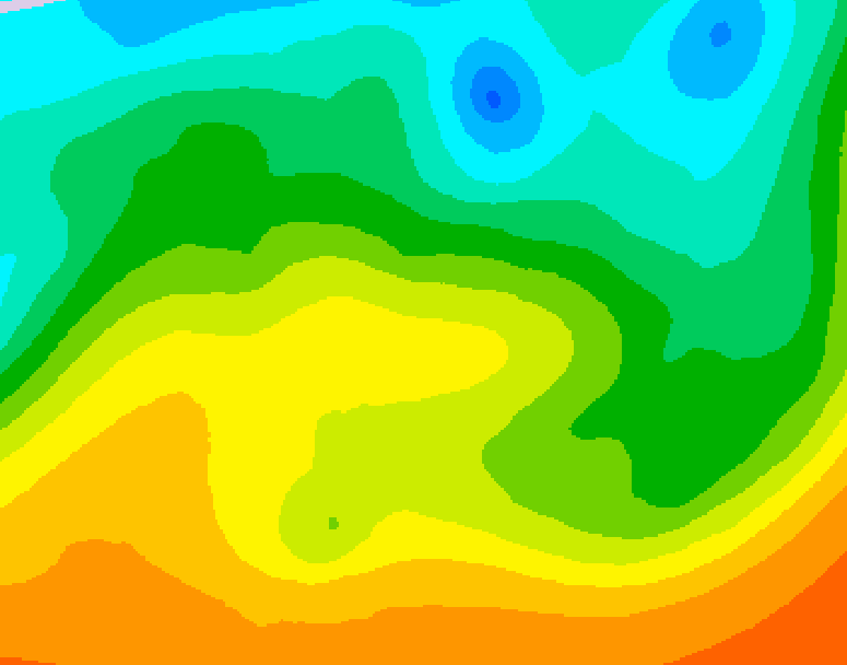 GDPS 500 millibar geopotential height 210 hour forecast chart for Canada based on 2025/05/17 0000Z data