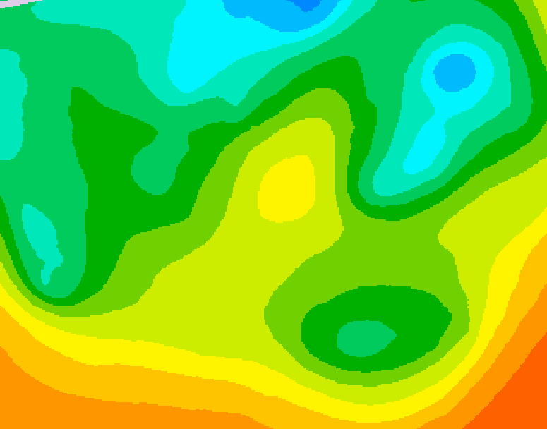 GDPS 500 millibar geopotential height 144 hour forecast chart for Canada based on 2025/05/17 1200Z data