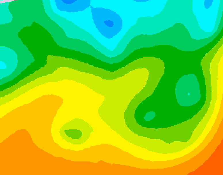 GDPS 500 millibar geopotential height 192 hour forecast chart for Canada based on 2025/05/17 1200Z data