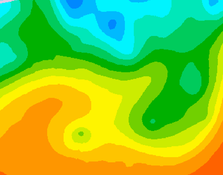 GDPS 500 millibar geopotential height 204 hour forecast chart for Canada based on 2025/05/17 1200Z data