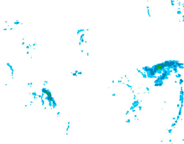 GDPS precipitation 168 hour forecast chart for Canada based on 2025/05/18 0000Z data