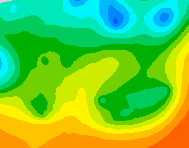 GDPS 500 millibar geopotential height 144 hour forecast chart for Canada based on 2025/05/19 0000Z data