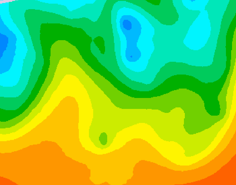 GDPS 500 millibar geopotential height 204 hour forecast chart for Canada based on 2025/05/19 0000Z data