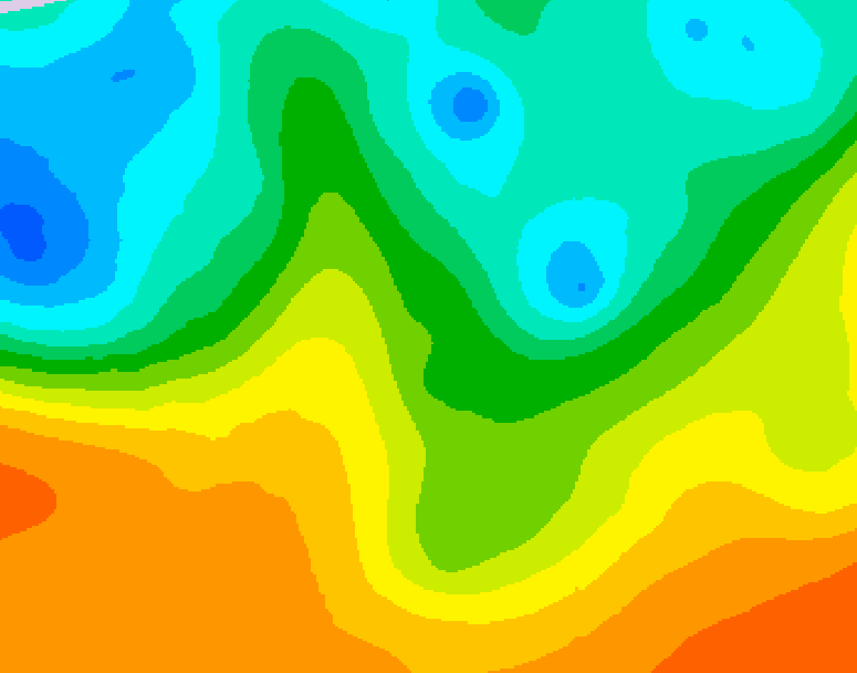 GDPS 500 millibar geopotential height 240 hour forecast chart for Canada based on 2025/05/19 0000Z data