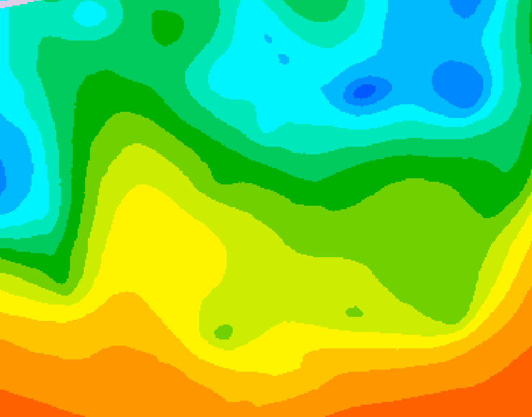 GDPS 500 millibar geopotential height 174 hour forecast chart for Canada based on 2025/05/19 1200Z data