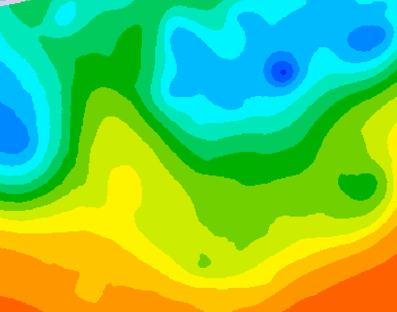GDPS 500 millibar geopotential height 192 hour forecast chart for Canada based on 2025/05/19 1200Z data