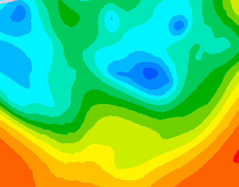 GDPS 500 millibar geopotential height 240 hour forecast chart for Canada based on 2025/05/19 1200Z data