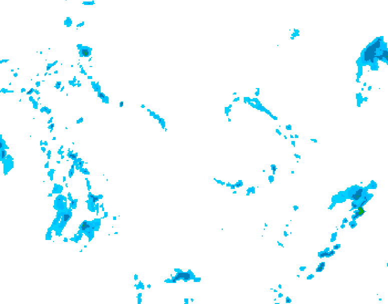 GDPS precipitation 228 hour forecast chart for Canada based on 2025/05/19 1200Z data