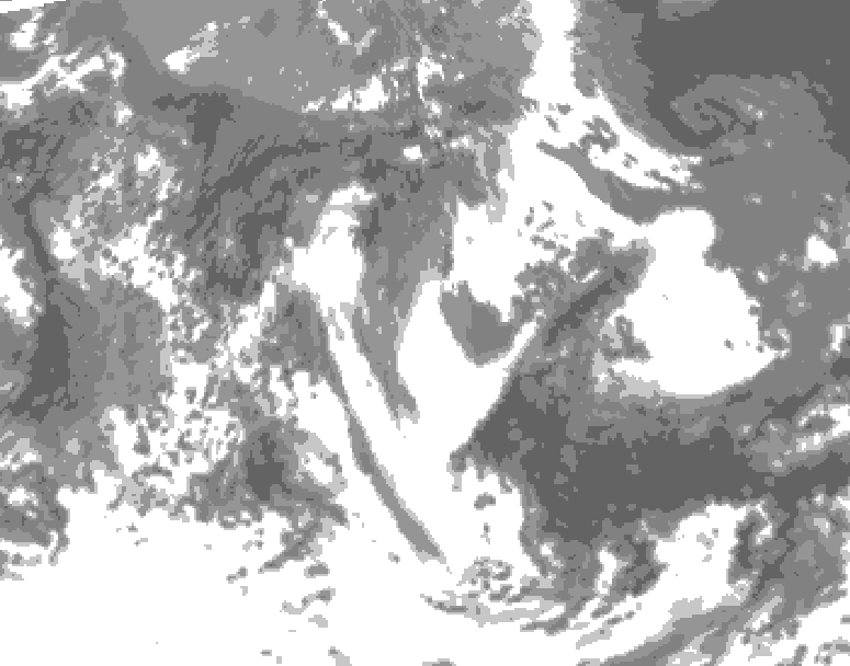 GDPS total cloud 084 hour forecast chart for Canada based on 2025/05/19 1200Z data
