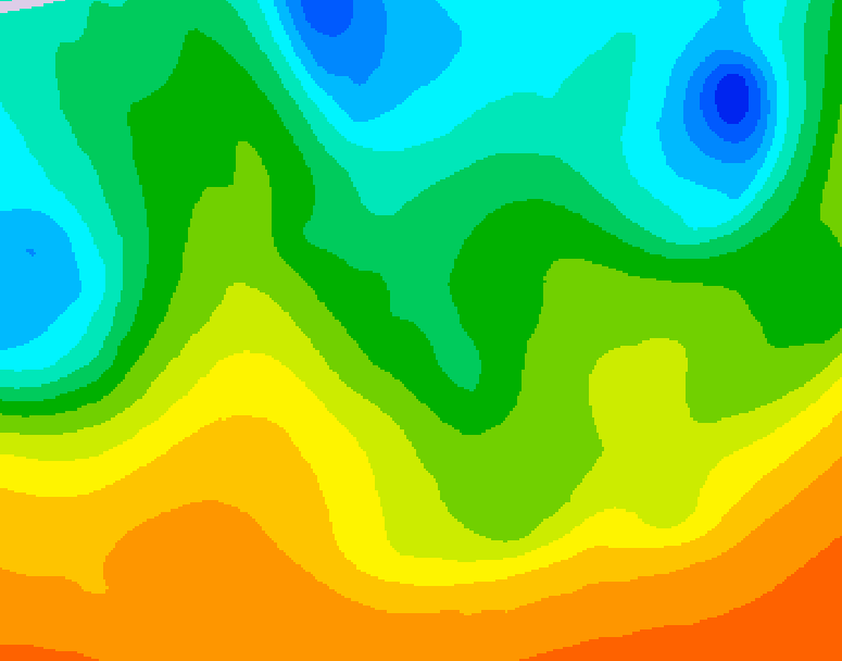GDPS 500 millibar geopotential height 162 hour forecast chart for Canada based on 2025/05/20 0000Z data