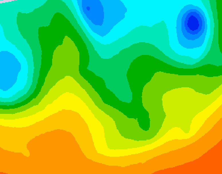 GDPS 500 millibar geopotential height 168 hour forecast chart for Canada based on 2025/05/20 0000Z data