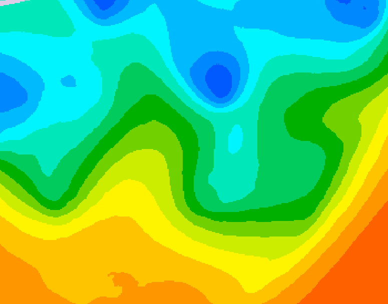 GDPS 500 millibar geopotential height 204 hour forecast chart for Canada based on 2025/05/20 0000Z data