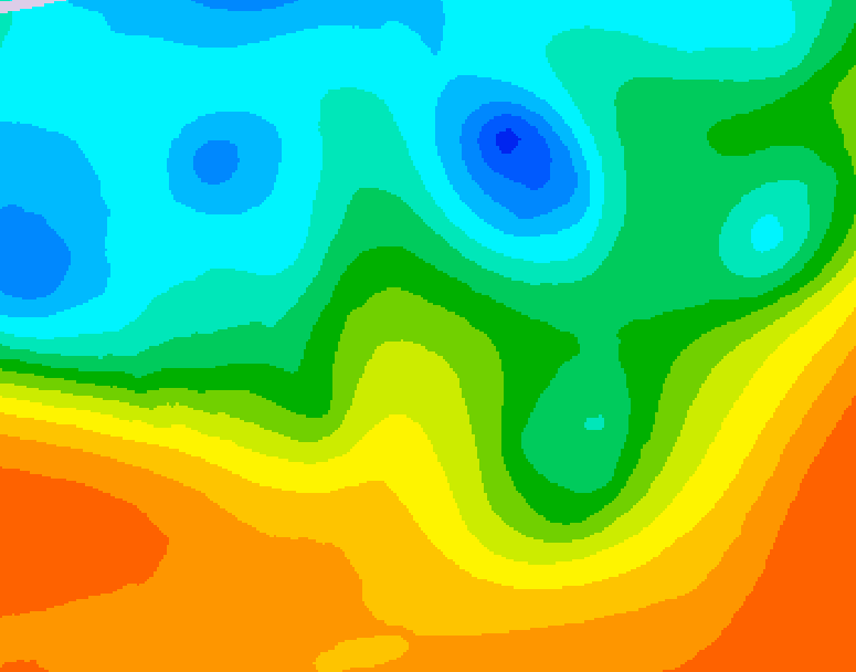 GDPS 500 millibar geopotential height 234 hour forecast chart for Canada based on 2025/05/20 0000Z data