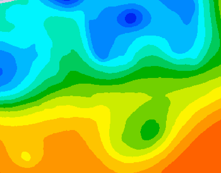 GDPS 500 millibar geopotential height 174 hour forecast chart for Canada based on 2025/05/20 1200Z data