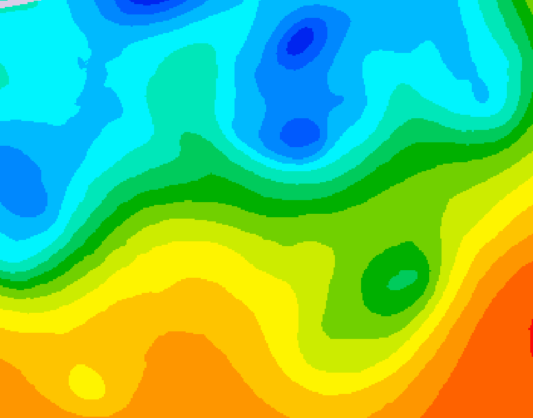 GDPS 500 millibar geopotential height 192 hour forecast chart for Canada based on 2025/05/20 1200Z data
